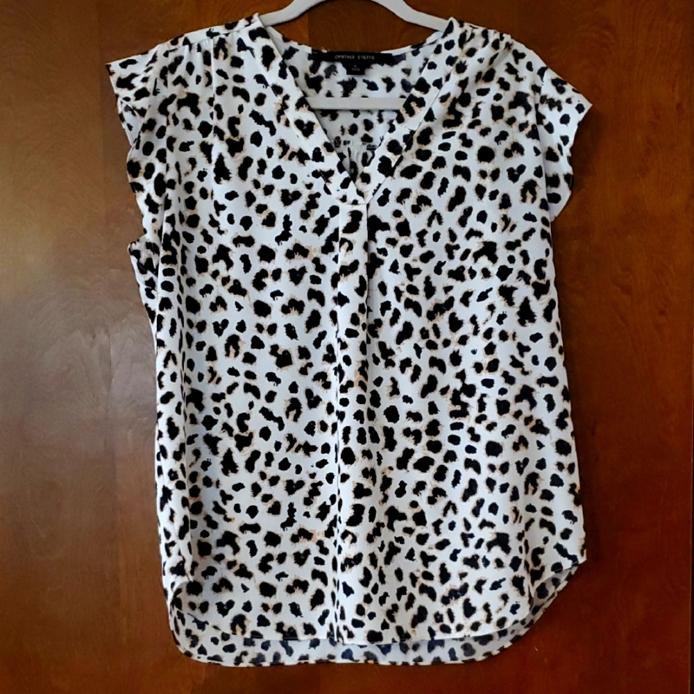 Cynthia Steffe cheetah-print Blouse